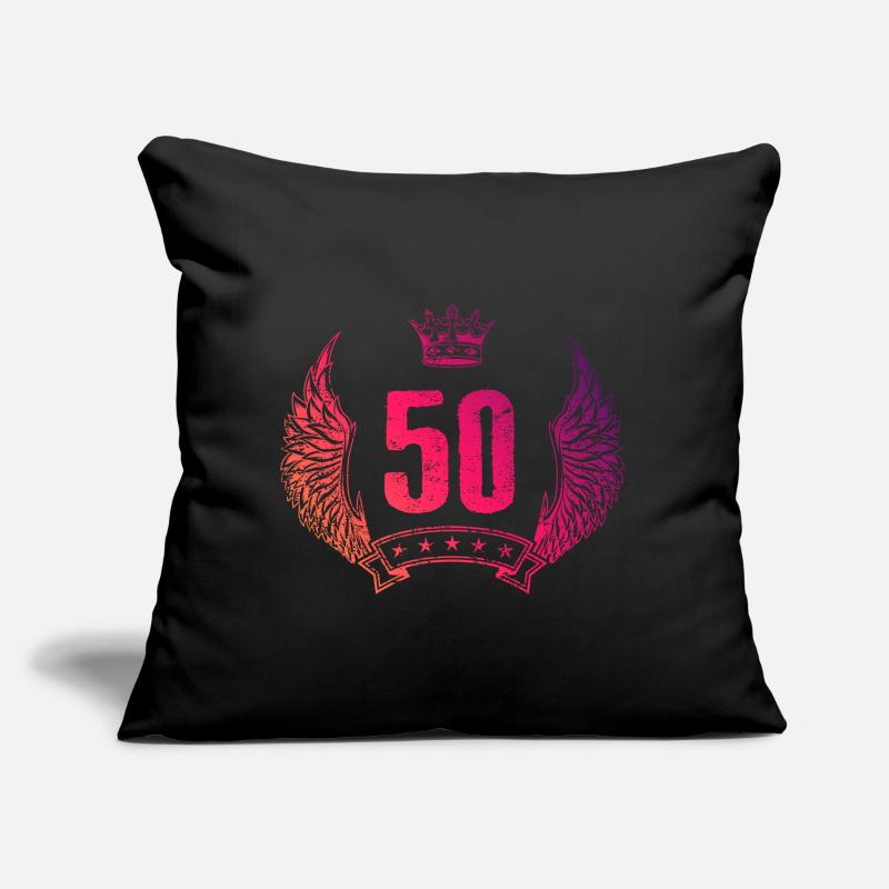 Couronne de 50 numéros Coussin et housse de 45 x 45 cm