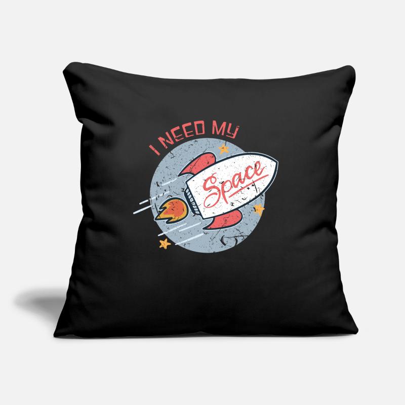 Fusée astronaute Coussin et housse de 45 x 45 cm