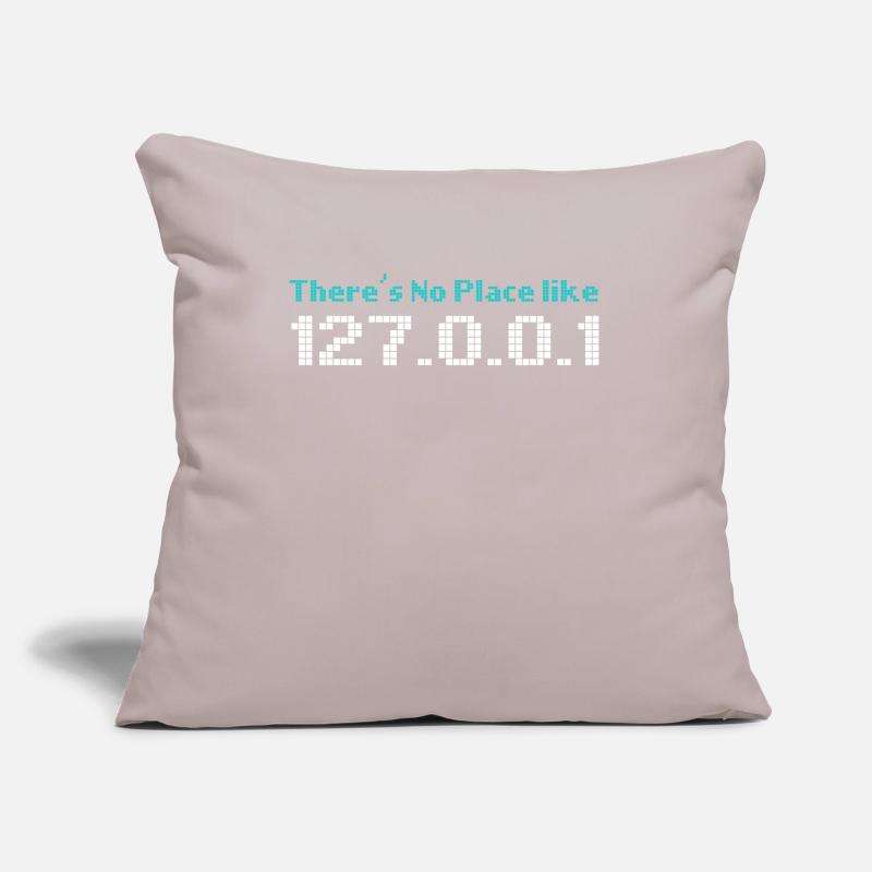 Programmation informatique pas d’endroit comme 127.0.0.1 Coussin et housse de 45 x 45 cm
