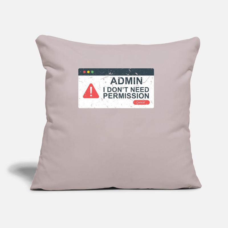 Computer Scientist Computer Sofa pillow with filling 45cm x 45cm