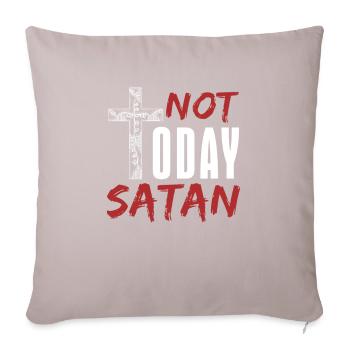 devil - Sofa pillow with filling 45cm x 45cm - light taupe - Front