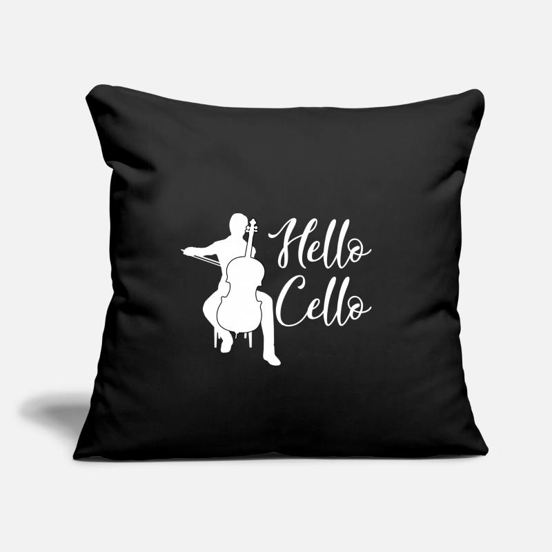 Violoncelle violoncelle Coussin et housse de 45 x 45 cm