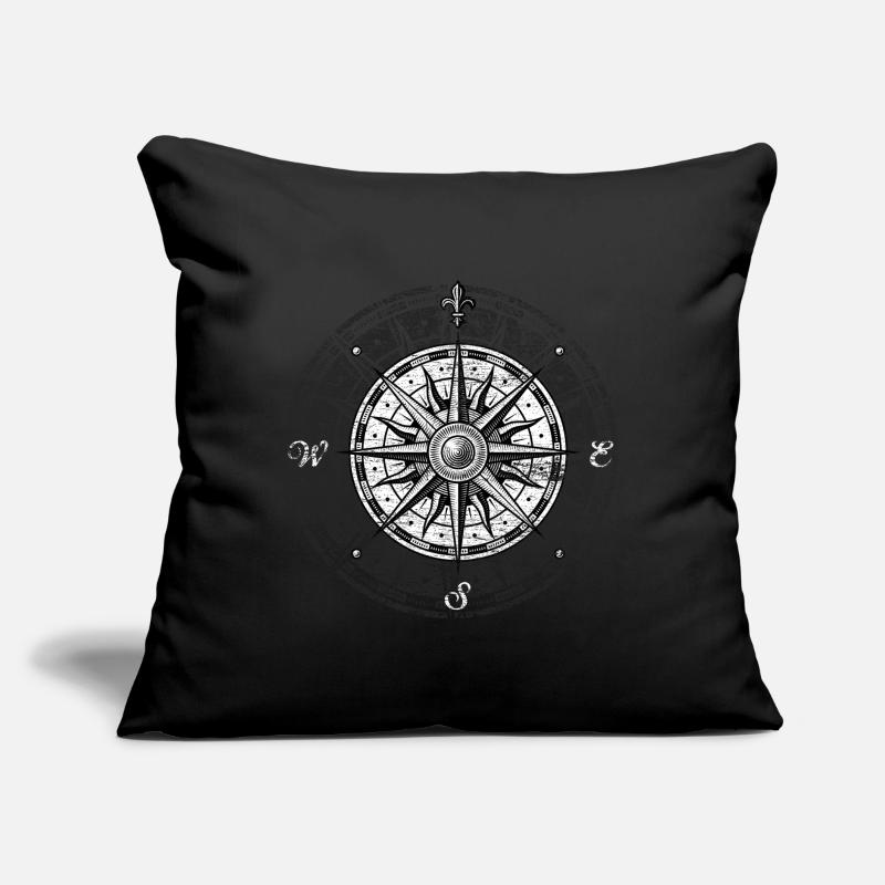 Compas de navigation Coussin et housse de 45 x 45 cm