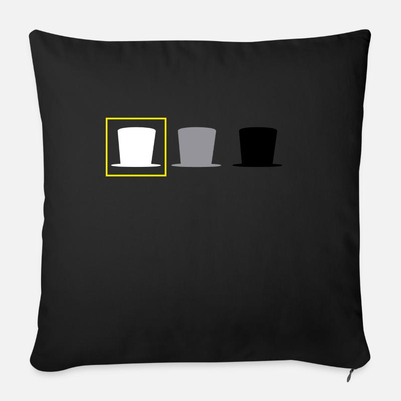Hacker Cyber Security Pentester White Hat Hacker - Sofakissen mit Füllung 45 x 45 cm - Schwarz