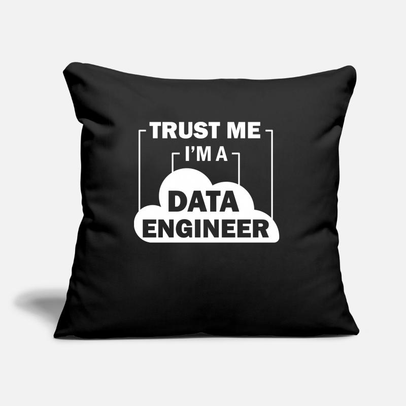 Data Engineer Data Science Sofa pillow with filling 45cm x 45cm