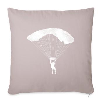 paragliding - Sofa pillow with filling 45cm x 45cm - light taupe - Front