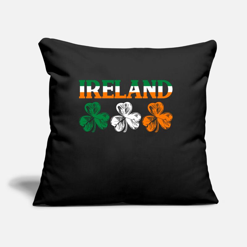 Drapeau Irlande trèfle Coussin et housse de 45 x 45 cm