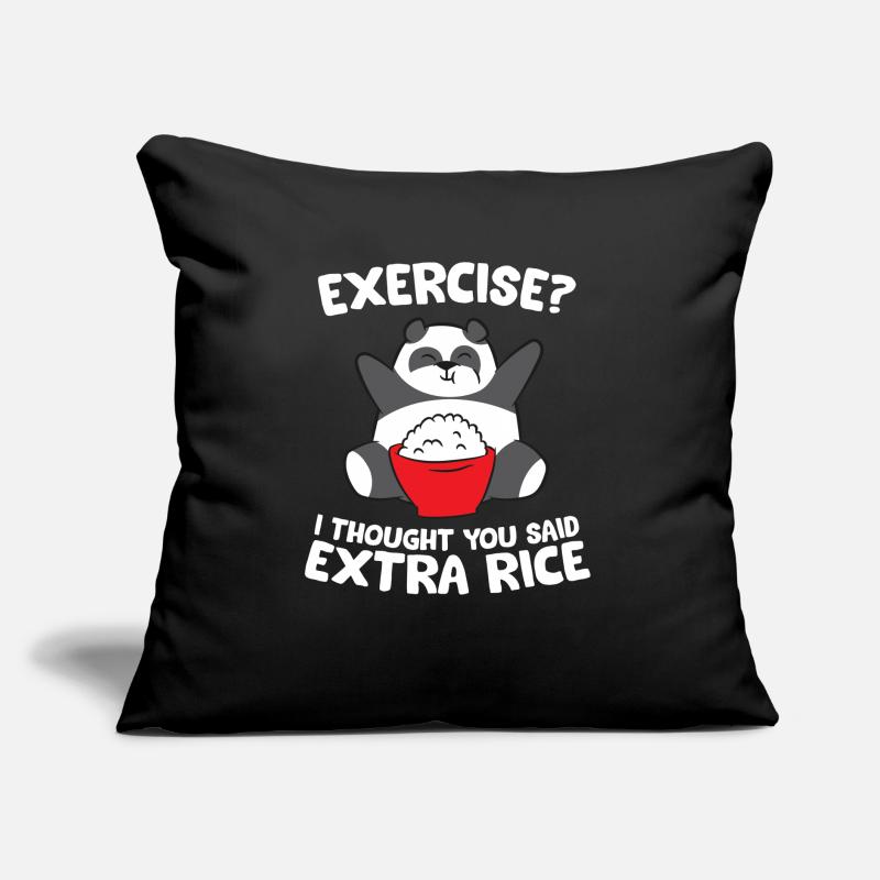 Drôle De Panda Exercise I Thought You Said Extra Coussin et housse de 45 x 45 cm