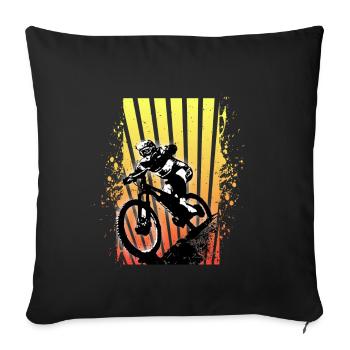 VTT VTT - Coussin et housse de 45 x 45 cm - noir - Devant