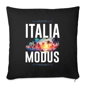 Italia Mode - Sofa pillow with filling 45cm x 45cm - black - Front