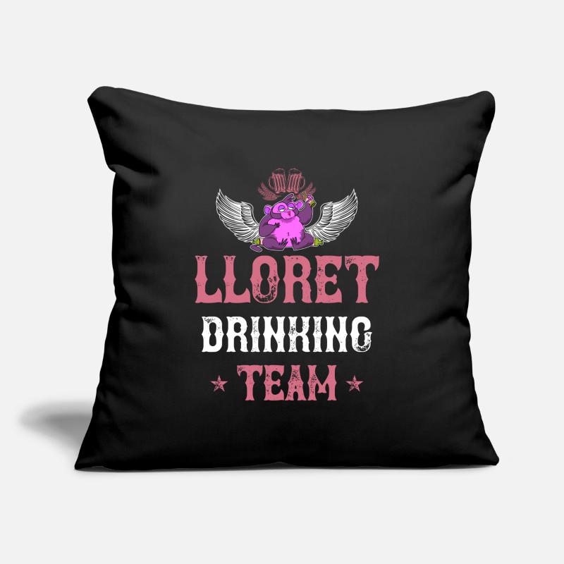 Lloret De Mar Drinking Équipe Coussin et housse de 45 x 45 cm