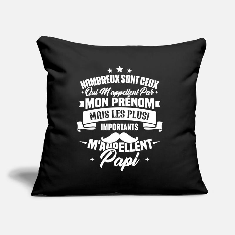 Les plus importants mappellent papi / Cadeau papi Coussin et housse de 45 x 45 cm