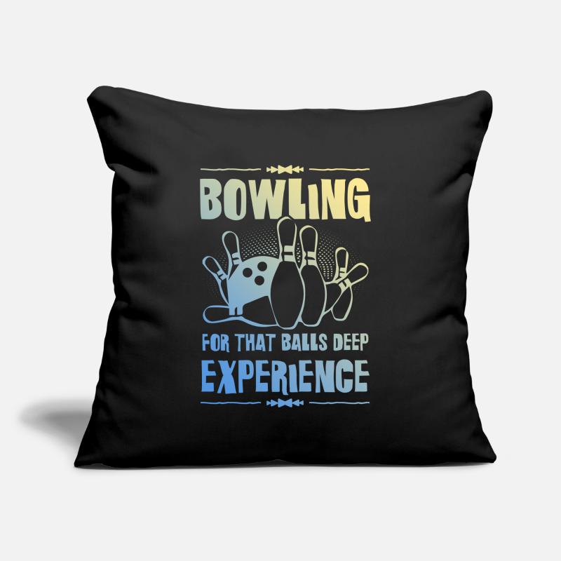 Expérience de bowling Coussin et housse de 45 x 45 cm