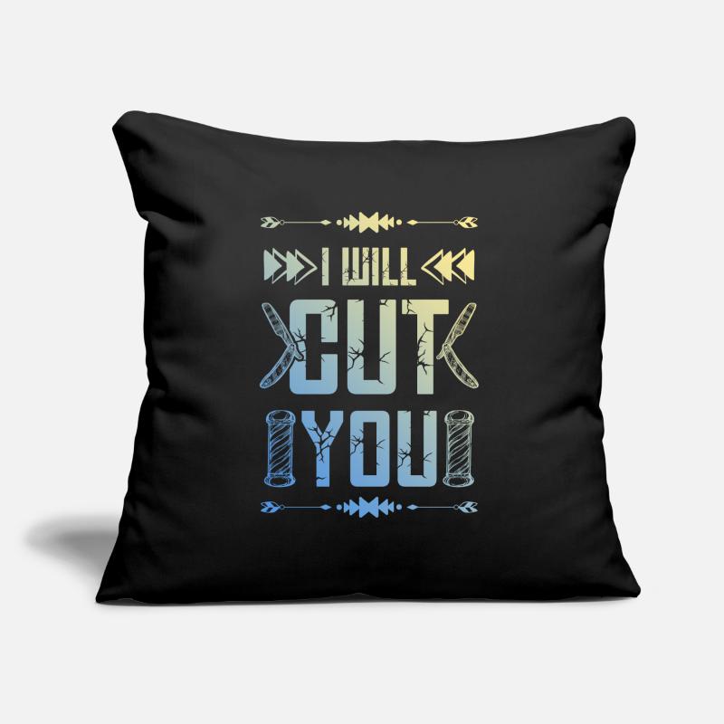 Coiffeur de barbier Coussin et housse de 45 x 45 cm