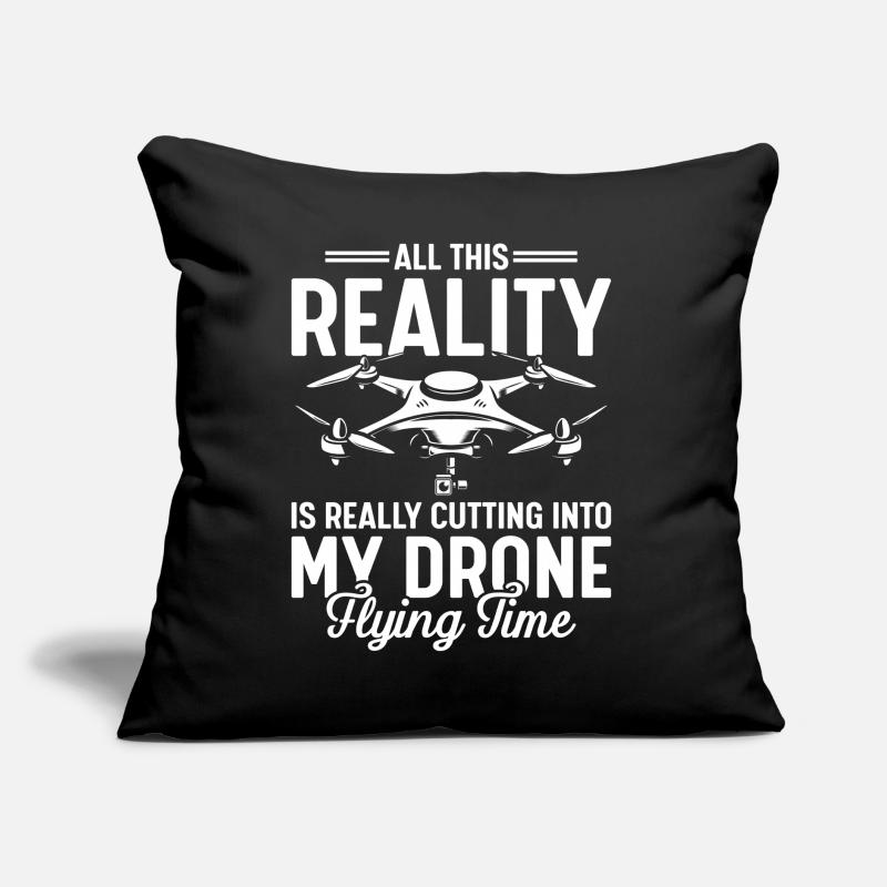 Drones, drones, drones volants Coussin et housse de 45 x 45 cm