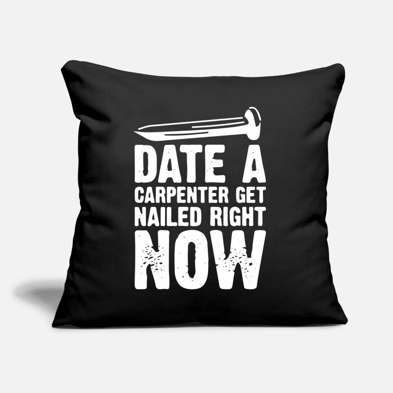 Carpenter, carpenter Sofa pillow with filling 45cm x 45cm