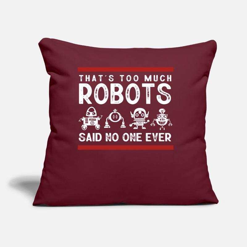 Robotics, Robotics Engineer Sofa pillow with filling 45cm x 45cm