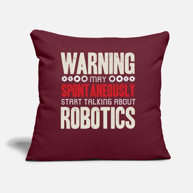 Robotics, Robotics Engineer Sofa pillow with filling 45cm x 45cm