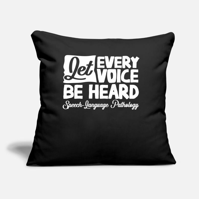 Speech-language pathology, speech-language pathologist Sofa pillow with filling 45cm x 45cm