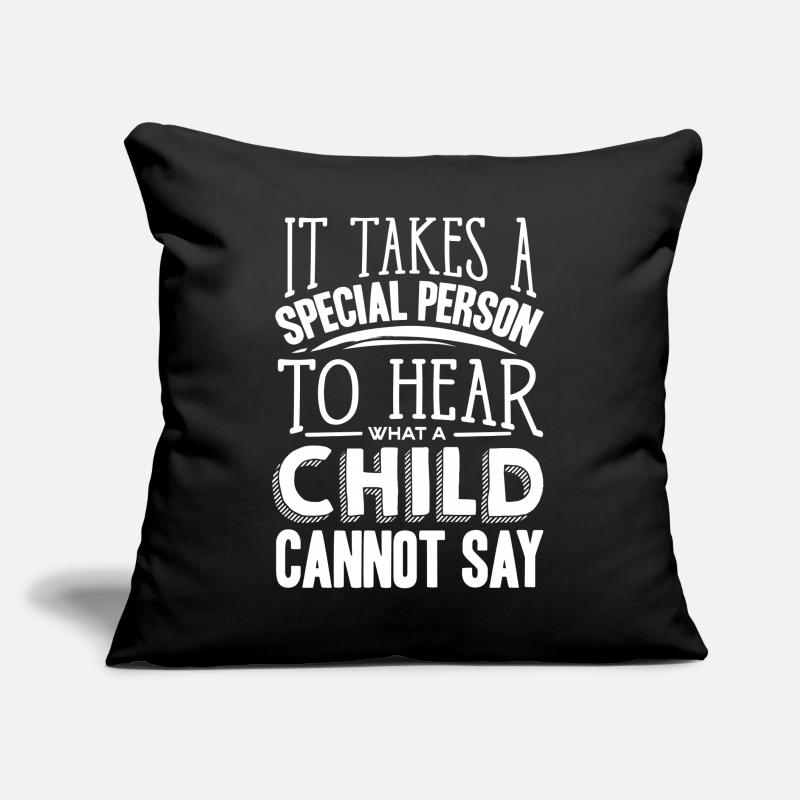 Speech-language pathology, speech-language pathologist Sofa pillow with filling 45cm x 45cm