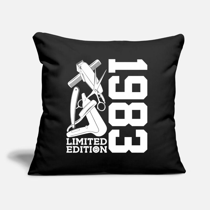 COIFFEUSE 1983 COIFFEUSE 43 ANNIVERSAIRE COIFFEUSE Coussin et housse de 45 x 45 cm