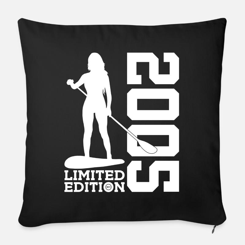 STAND UP PADDLE 2005 SUP 21° COMPLEANNO - Cuscino da divano 45 x 45 cm con riempimento - nero