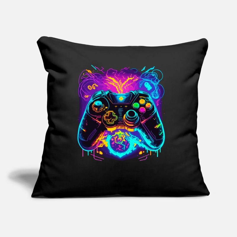Power Graffiti Gaming Controller Sofakissen mit Füllung 45 x 45 cm