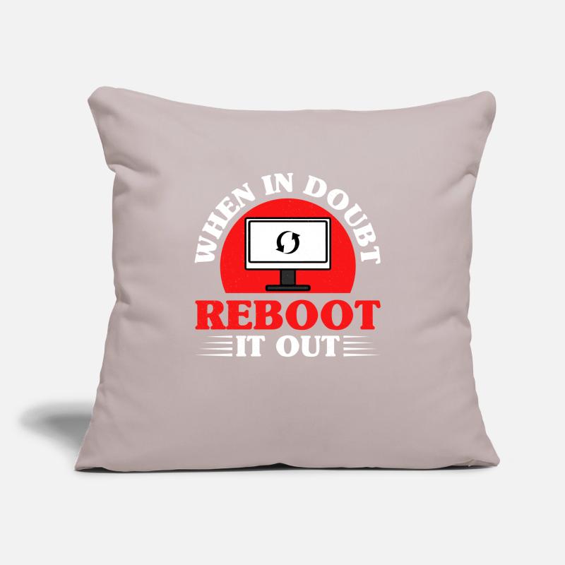 Network Administrator System Administrator Network Sofa pillow with filling 45cm x 45cm