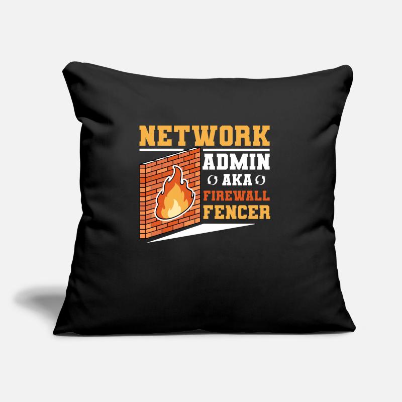 Network Administrator System Administrator Network Sofa pillow with filling 45cm x 45cm