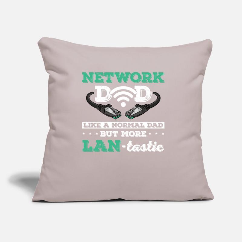 Network Administrator System Administrator Network Sofa pillow with filling 45cm x 45cm