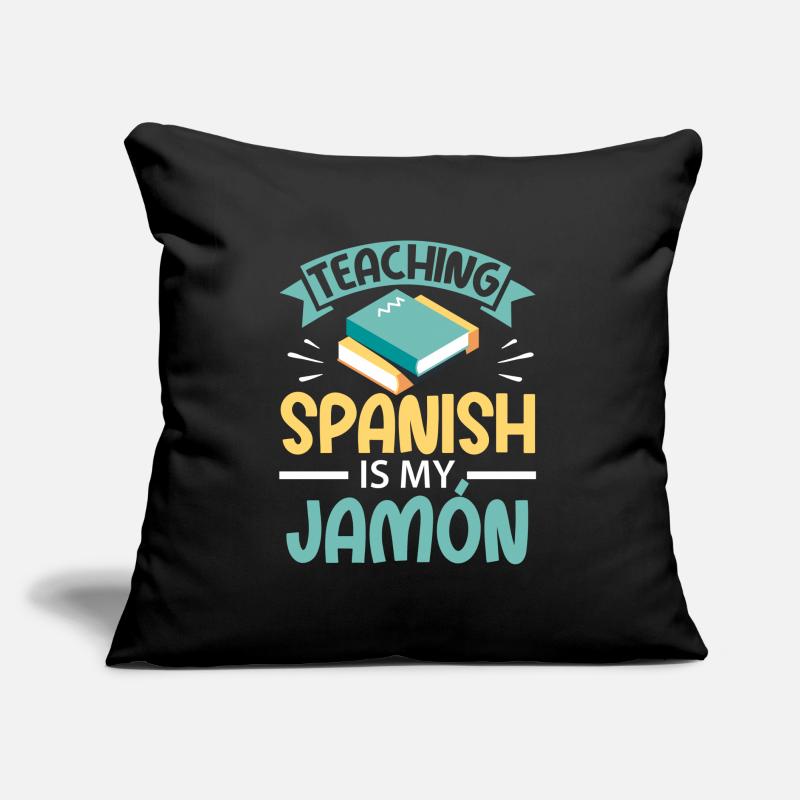 Spanischlehrerin Maestra Bilinguale Lehrerin Sofakissen mit Füllung 45 x 45 cm