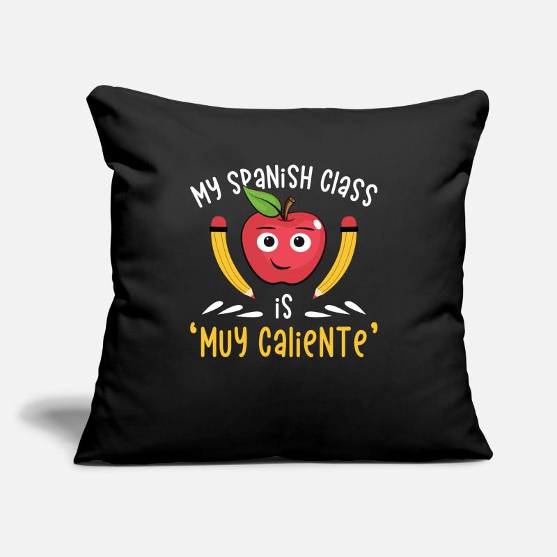 Spanischlehrerin Maestra Bilinguale Lehrerin Sofakissen mit Füllung 45 x 45 cm