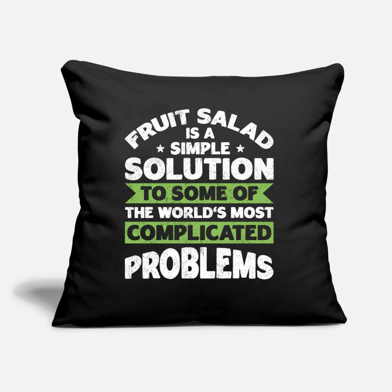 Fruit Salad Is A Simple Solution Sofa pillow with filling 45cm x 45cm