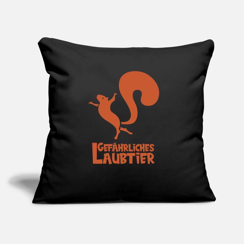 Gefährliches Laubtier Eichhörnchen Sofakissen mit Füllung 45 x 45 cm