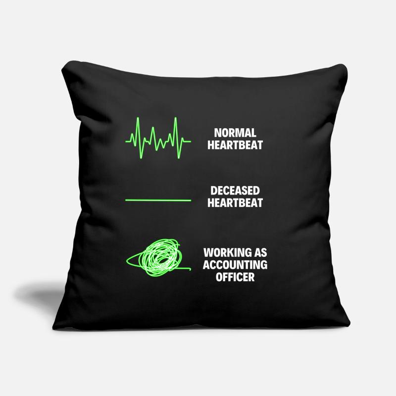 Comptable Ouvrier Comptable financier Coussin et housse de 45 x 45 cm