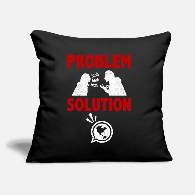 Language Learning Language Problem Solution Sofa pillow with filling 45cm x 45cm