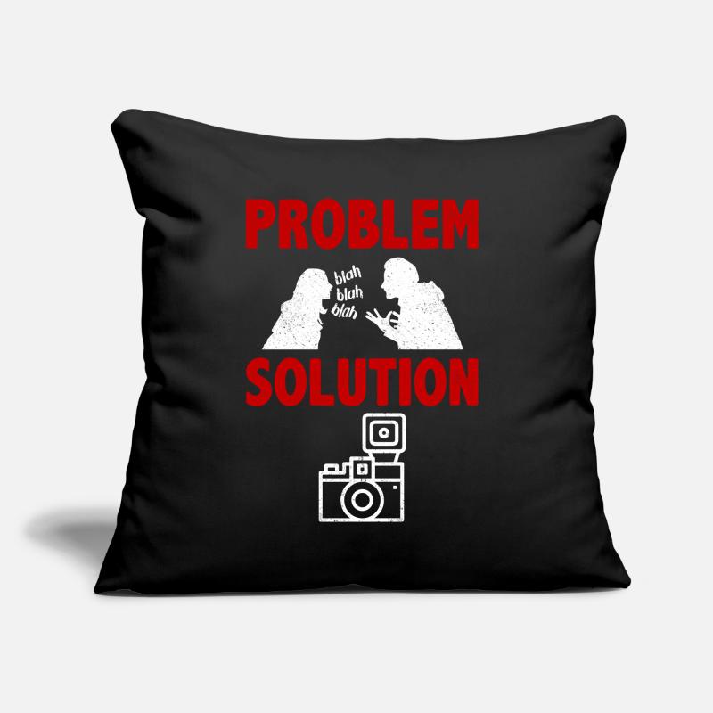 Lomography Photography Camera Problem Solution Sofa pillow with filling 45cm x 45cm