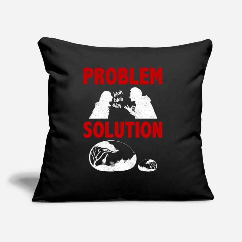Painting Rocks Stones Artist Problem Solution Sofakissen mit Füllung 45 x 45 cm