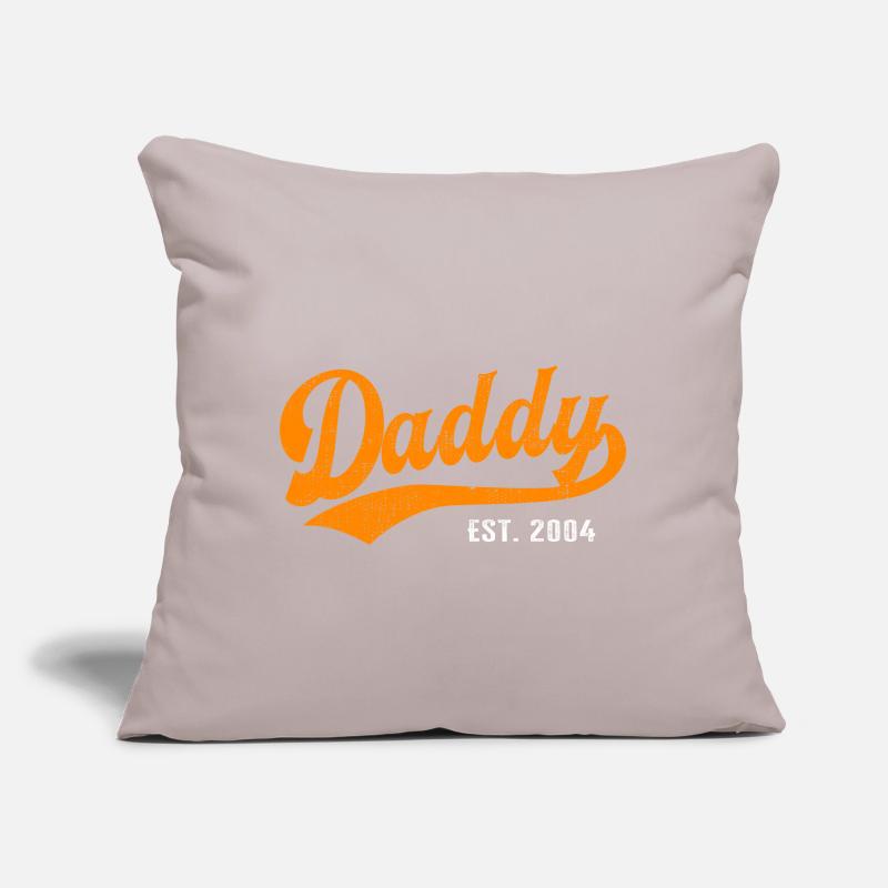 Daddy - Bester Dad Daddy Papa der Welt - est. 2004 Sofakissen mit Füllung 45 x 45 cm