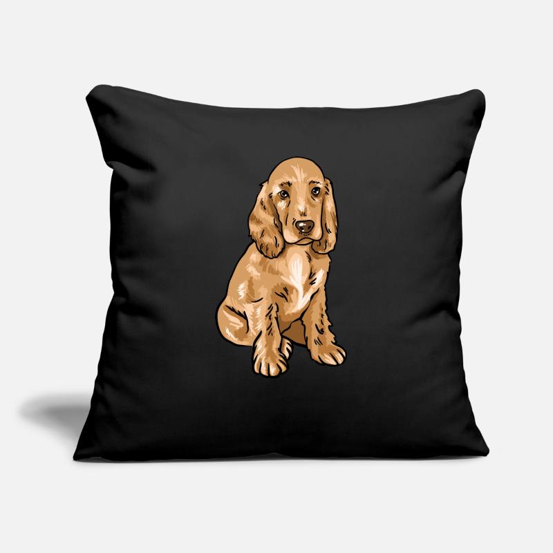 Cocker Spaniel Sofa pillow with filling 45cm x 45cm