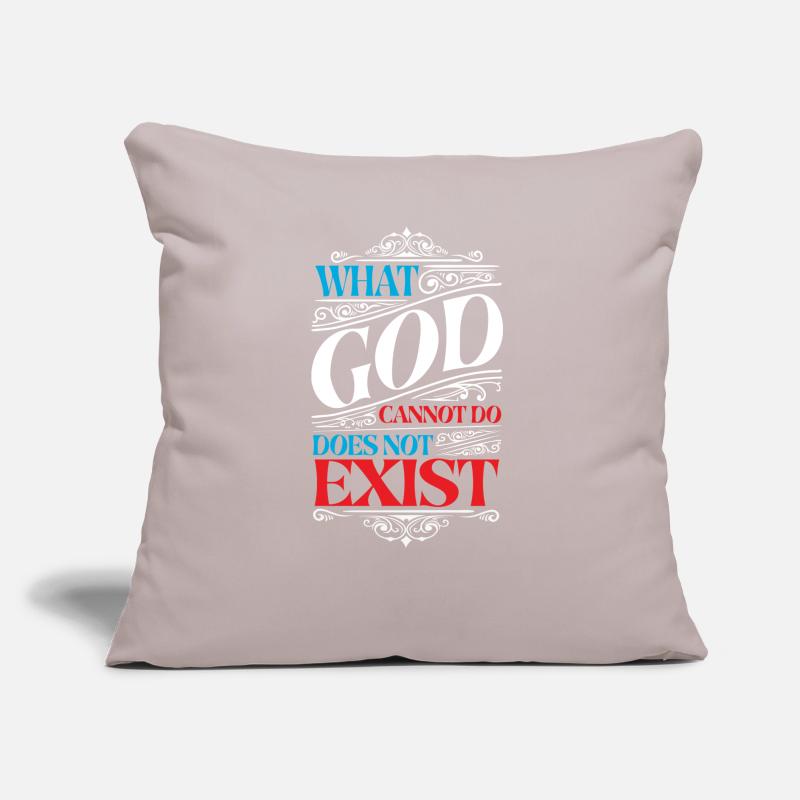 What God Cannot Do Does Not Exist NSPPD Sofa pillow with filling 45cm x 45cm