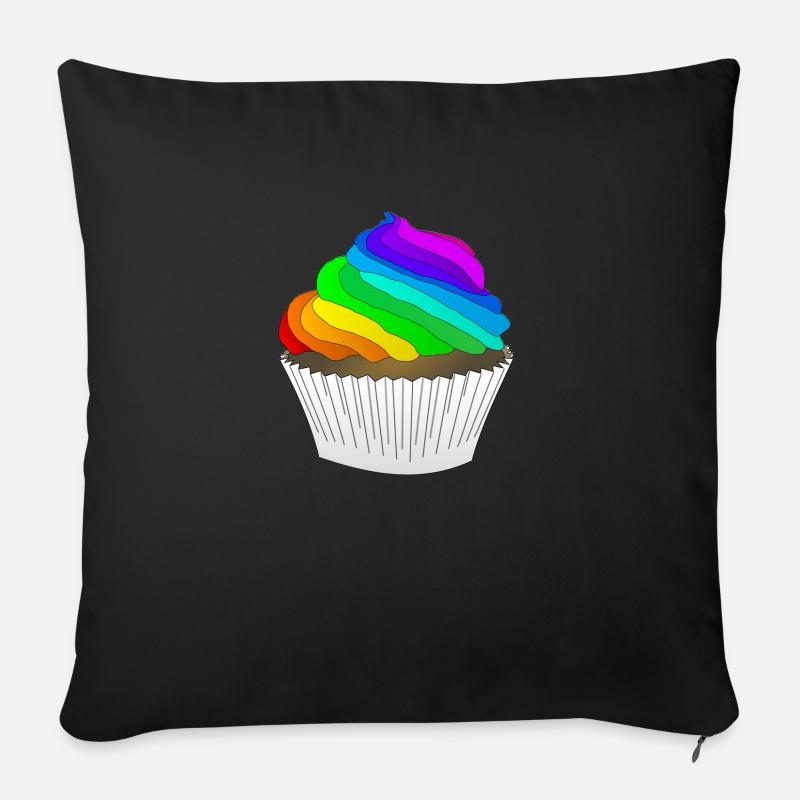 Cupcake - Sofakissen mit Füllung 45 x 45 cm - Schwarz