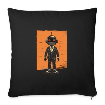 Gentleman Automat - Sofakissen mit Füllung 45 x 45 cm - Schwarz - Vorne