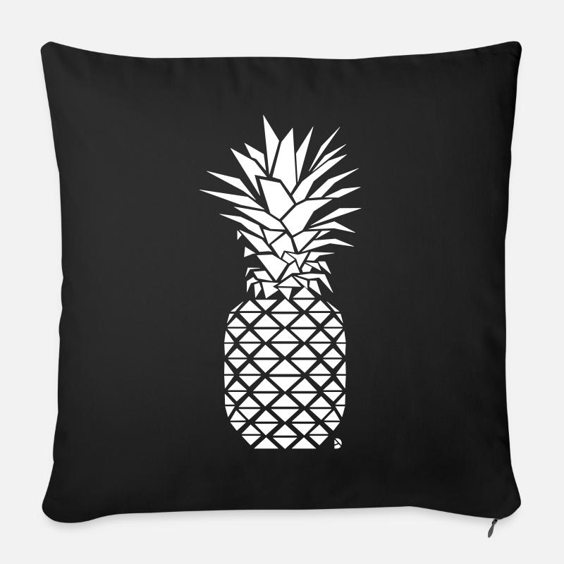AD Geometric Pineapple - Sofakissen mit Füllung 45 x 45 cm - Schwarz