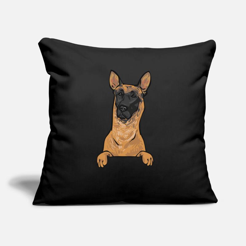 Malinois Belgian Shepherd Mechelaar Dog Sofa pillow with filling 45cm x 45cm