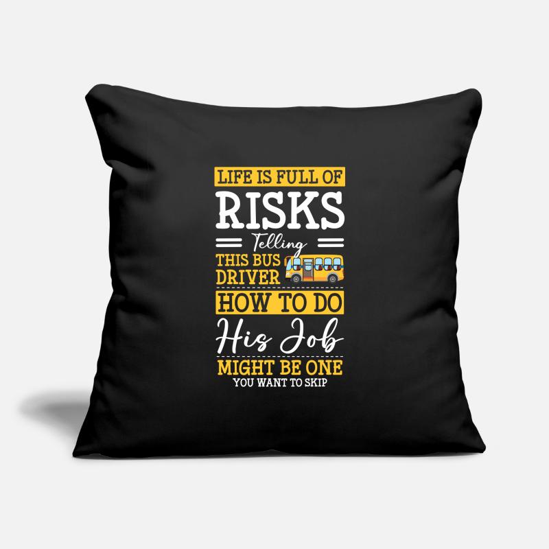 Bus driver Profession Work Sofa pillow with filling 45cm x 45cm