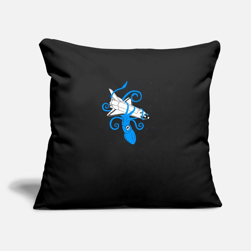 Squid vs Space Shuttle Coussin et housse de 45 x 45 cm