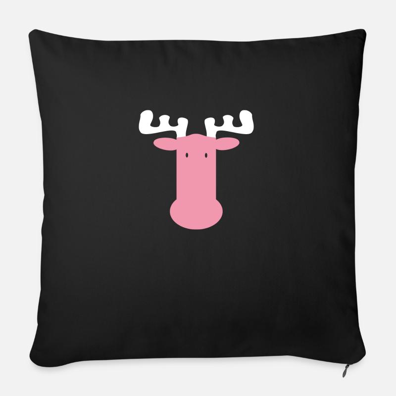MOOSE - MOOSE - Coussin et housse de 45 x 45 cm - noir