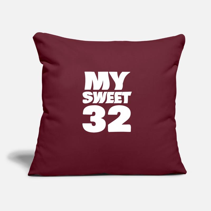 Age 32 Sofa pillow with filling 45cm x 45cm