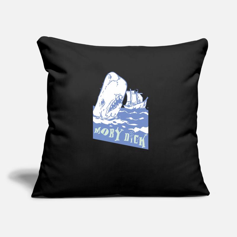 Moby Dick Coussin et housse de 45 x 45 cm